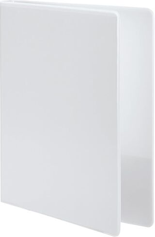 مجلد حلقات مكون من 3 حلقات من ويلسون جونز، مقاس 1/2 بوصة، مجلد عرض دائري دائري، حجم الحرف، أساسي، سلسلة 362، قابل للتخصيص، أبيض (W362-13WV) in Kuwait