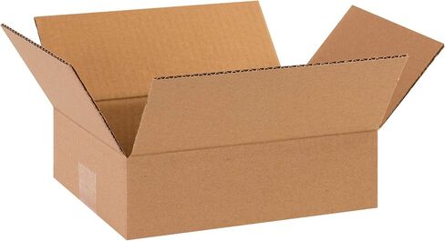 Aviditi Shipping Boxes Flat 10"L x 8"W x 3"H, 25-Pack | Corrugated Cardboard Box for Packing, Moving and Storage in Saudi Arabia
