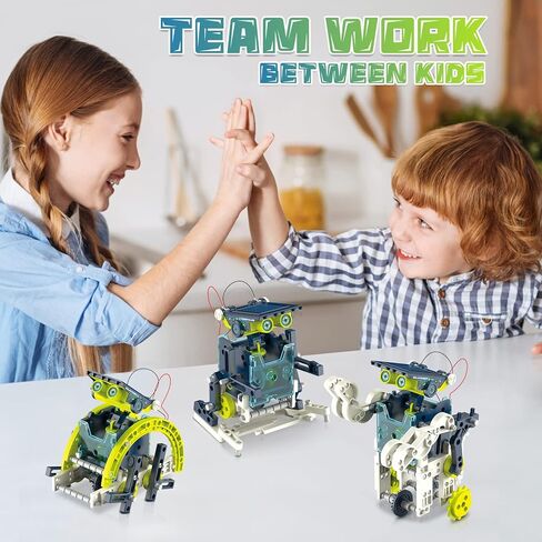 Hot Bee 12-in-1 STEM Solar Robot Kit - STEM Projects for Kids Ages 8-12, Learning Educational Science Kits, DIY Building Toys, Birthday for 8 9 10 11 12 13 Year Old Boys Girls in Saudi Arabia