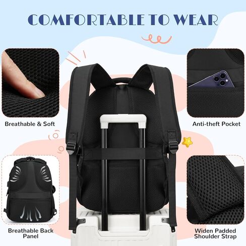 kadilong Laptop Backpack for Teen Girls,College Student Bookbag for Women Middle High School Mochila Escolares Niñas in Kuwait