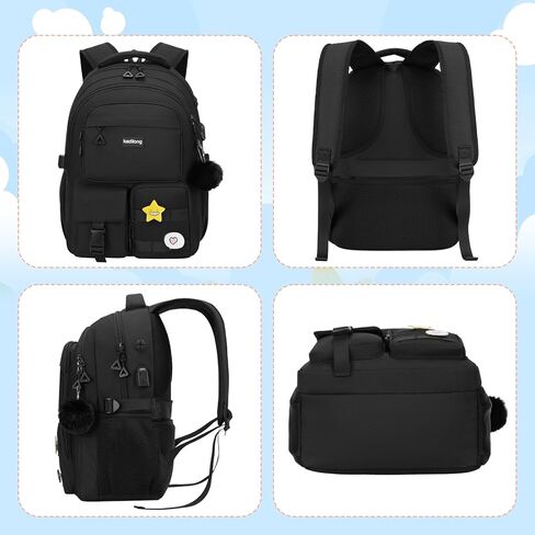 kadilong Laptop Backpack for Teen Girls,College Student Bookbag for Women Middle High School Mochila Escolares Niñas in Kuwait