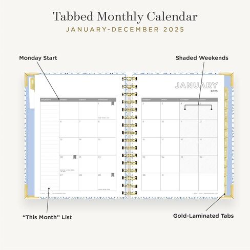 Day Designer 2025 Mini Daily Planner – Premium Planner for Stylish Organization. Combines Monthly Calendar, Hourly Schedule, To-Do List, Gratitude, Goal Setting, Inspirational Quotes, Stickers & More. Elegant laminated Cover with Gold Accents (Casa Bella  in Saudi Arabia