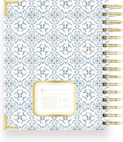 Day Designer 2025 Mini Daily Planner – Premium Planner for Stylish Organization. Combines Monthly Calendar, Hourly Schedule, To-Do List, Gratitude, Goal Setting, Inspirational Quotes, Stickers & More. Elegant laminated Cover with Gold Accents (Casa Bella  in Saudi Arabia