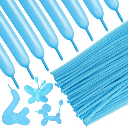 260 Balloons, Long Balloons, 100 Pcs Clear 260 Balloons, Long Balloons for Tying Balloon Arch, Latex Balloons for Animal Balloons, Transparent Twisting Balloons for Halloween Wedding Birthday Party in Kuwait