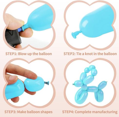 260 Balloons, Long Balloons, 100 Pcs Clear 260 Balloons, Long Balloons for Tying Balloon Arch, Latex Balloons for Animal Balloons, Transparent Twisting Balloons for Halloween Wedding Birthday Party in Kuwait