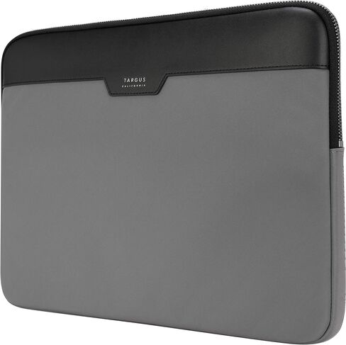 حافظة تارجوس نيوبورت ذات الطراز الحديث مع نايلون متين مقاوم للماء، وجيب خلفي بسحاب، وحقيبة منزلقة واقية تناسب أجهزة الكمبيوتر المحمول/الكمبيوتر المحمول مقاس 11-12 بوصة، أسود (TSS1001GL) in Kuwait