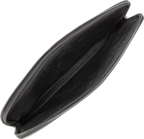 حافظة تارجوس نيوبورت ذات الطراز الحديث مع نايلون متين مقاوم للماء، وجيب خلفي بسحاب، وحقيبة منزلقة واقية تناسب أجهزة الكمبيوتر المحمول/الكمبيوتر المحمول مقاس 11-12 بوصة، أسود (TSS1001GL) in Kuwait