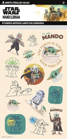 Star Wars: The Mandalorian - New Grogu - Standard Stickers - 4 Sheet Standard Stickers - 4 Sheet in Saudi Arabia