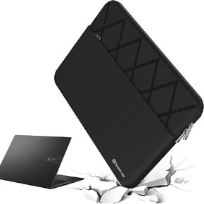 غطاء كمبيوتر محمول مضاد للصدمات مقاس 16 بوصة من Smatree مصمم خصيصًا لجهاز ASUS ProArt P16 H7606 Copilot+Pc، Vivobook 16X M1603، Vivobook Pro 16X OLED/16X، Zenbook Pro 16X OLED UX7602، Chromebook C523، أسود (E619)