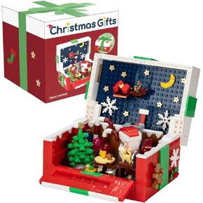 Advent Calendar 2024 Christmas Block Toys Christmas Set,Christmas Ornaments Surprise Box,Christmas Tree,Christmas Nutcracker,Santa Claus, Sets Adult Gifts