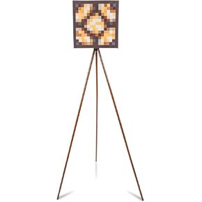 Ukonic Minecraft Glowstone Tripod Floor Lamp | LED Light, Standing Lamp for Living Room | Home Decor Accessories and Room Essentials | Official Video Game Collectible | 62 Inches Tall