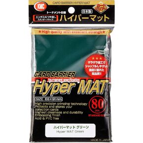 KMC Hyper Matte Green Sleeves Full Size for MTG Magic The Gathering Pokemon mat
