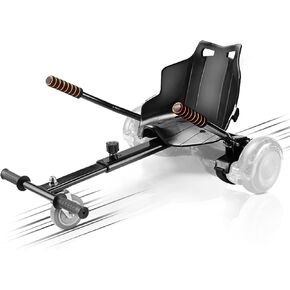 Seat Attachment Combo, Go Kart Accessories with Adjustable Frame Length for 6.5" 8" 10" into Self Balancing Scooter, Ideal Gift for Kids & Adults