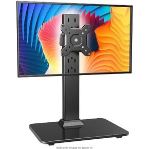 Foldable Monitor Desk Stand - Adjustable Tabletop Stand for Monitors 10-24" Inches - Portable & Wall Mountable - Easy Transport - Black (ADD-MADM)