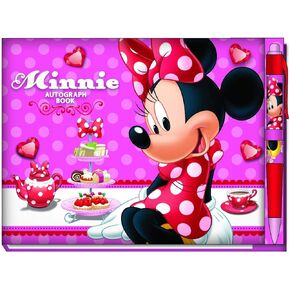 Disney 85972 Minnie Mouse Deluxe Autograph Book with Pen