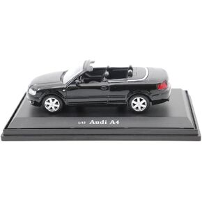 Motor city classics 1:43 Audi A4 Cabriolet Black - Optimum Diecast