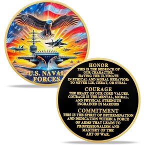 Military Challenge Coins - United States Liberty and Independence Challenge Coin - Liberty Bell Design Freedom Independence Veterans Coin Patriotic Collectible Gift in Kuwait