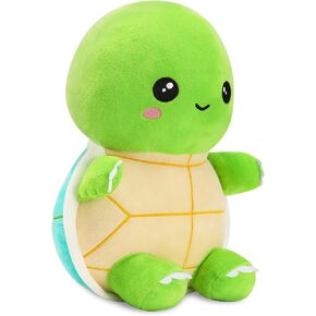 11'' Green Turtle Plushies Cute Stuffed Animal Tortoise Plush Toy Adorable Soft Turtle Doll Creative for Kids Boys Girls