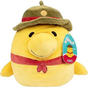 Squishmallows Original 8-Inch Woodstock Beagle Scout - Official Jazwares Easter Plush - Collectible Soft & Squishy Peanuts Snoopy Stuffed Animal Toy - Add to Your Squad - Gift for Kids, Girls & Boys