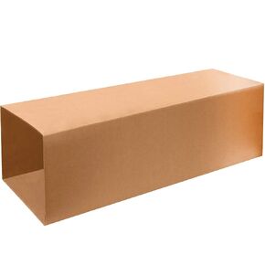 Aviditi T161640INNER Telescoping Inner Corrugated Cardboard Box, 16" L x 16" W x 40" H, Kraft, For Shipping, Packing and Moving (Pack of 10)
