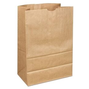 57 Lb Kraft Brown Paper Bags- Pack of 25ct