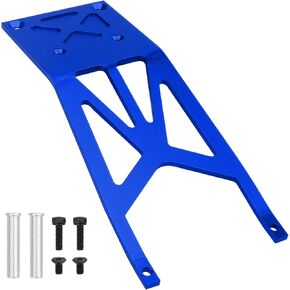 Aluminum Front Skid Plate Skidplate #5837 Compatible with Traxxas Slash 2WD Rustler Bandit Stampede 2WD 1/10 RC Car Upgrade Parts (Red)