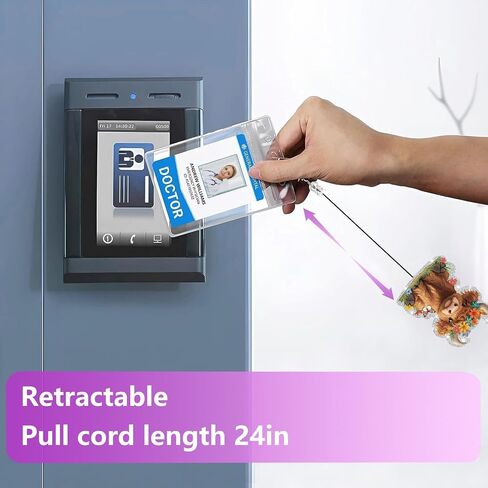 Cute Pharmacy Tech Badge Reel Holder Retractable | You Can Count on Me Funny ID Name Badge Reel with Alligator Clip & 24" Durable Nylon Cord for Nurse Doctor Pharmacist CPhT & Medical Worker | Acrylic in Saudi Arabia