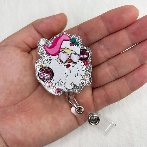 Cute Pharmacy Tech Badge Reel Holder Retractable | You Can Count on Me Funny ID Name Badge Reel with Alligator Clip & 24" Durable Nylon Cord for Nurse Doctor Pharmacist CPhT & Medical Worker | Acrylic in Saudi Arabia