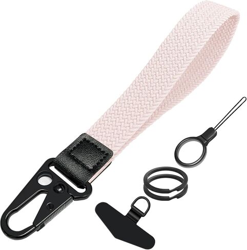 Stretchy Wristlet Keychain, Wrist Lanyard Strap Key Chain Holder to Hold Keys Wallet Phone ID Badge for Men Women in Kuwait
