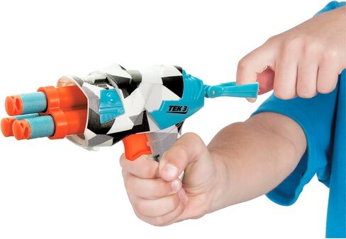 Air Warriors: Blitz 6 - Dart Blaster, 12 Accu-Blast Darts, 6 Chamber Barrel, Automatic Rotating Barrel, Shoots Up to 80ft, Kids Toy, Ages 6+ in Saudi Arabia
