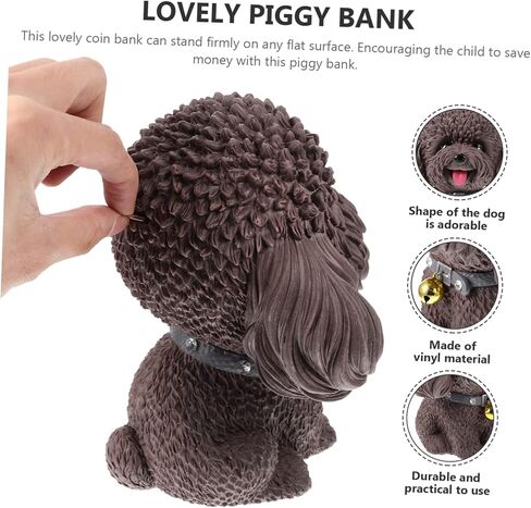 الكلب الخنزير البنك الكلب أكل الخنزير البنك الفتيات الخنزير البنك تمثال الكلب المال البنك الخنزير للفتيات البنك للأطفال مكتب أعلى ديكور طفل المال البنك الفينيل غير قابلة للكسر عيد الميلاد الطفل in Kuwait