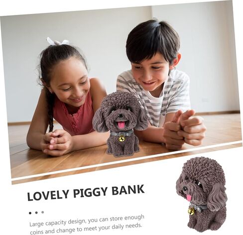 الكلب الخنزير البنك الكلب أكل الخنزير البنك الفتيات الخنزير البنك تمثال الكلب المال البنك الخنزير للفتيات البنك للأطفال مكتب أعلى ديكور طفل المال البنك الفينيل غير قابلة للكسر عيد الميلاد الطفل in Kuwait