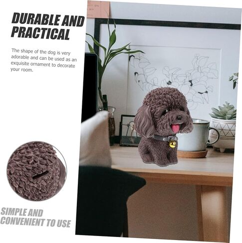 الكلب الخنزير البنك الكلب أكل الخنزير البنك الفتيات الخنزير البنك تمثال الكلب المال البنك الخنزير للفتيات البنك للأطفال مكتب أعلى ديكور طفل المال البنك الفينيل غير قابلة للكسر عيد الميلاد الطفل in Kuwait