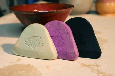 The Original DiamondCore Tools Pottery Sponges, 3 Clay Sponge Options, Pottery Wheel Throwing, Ceramics Finishing & Shaping Sponge, Pottery Tool (Fine Sponge - Blue) in Saudi Arabia