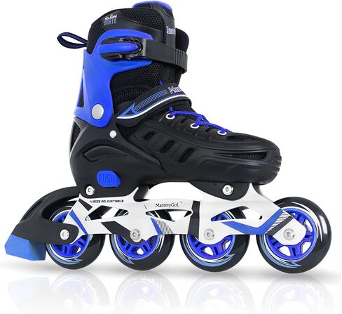 MammyGol Adults Adjustable Inline Skates, Safe and Durable Roller Skates with Giant Wheels, High Performance Professional Skates for Men Women Youth in Saudi Arabia