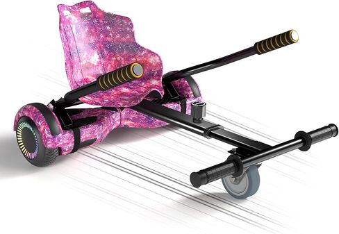 Seat Attachment Combo, Go Kart Accessories with Adjustable Frame Length for 6.5" 8" 10" into Self Balancing Scooter, Ideal Gift for Kids & Adults in Saudi Arabia