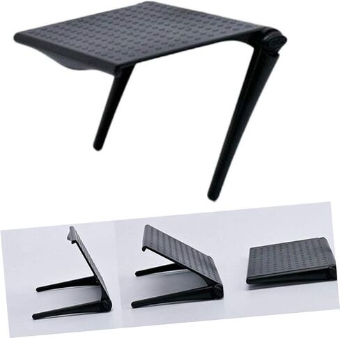 Hemobllo Monitor Top Shelf Computer Monitor Mount Organizer TV Screen top Shelf Computer Storage Bracket TV Storage Rack Foldable Shelves Computer Monitor Shelf Blush Office Display Screen in Saudi Arabia