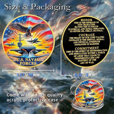 Military Challenge Coins - United States Liberty and Independence Challenge Coin - Liberty Bell Design Freedom Independence Veterans Coin Patriotic Collectible Gift in Kuwait