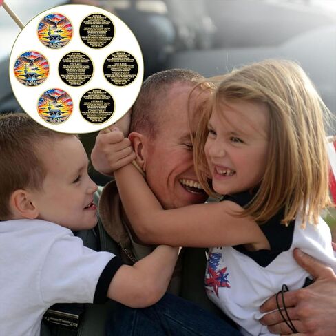 Military Challenge Coins - United States Liberty and Independence Challenge Coin - Liberty Bell Design Freedom Independence Veterans Coin Patriotic Collectible Gift in Kuwait