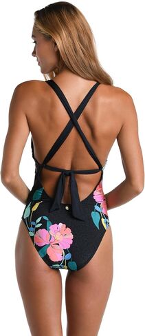 Sunshine 79 Women's Standard Plunge Mio One Piece Swimsuit, Ivory//Ivory Coast, 4 in Saudi Arabia