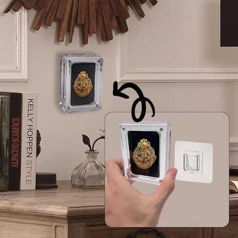 Acrylic Enamel Pin Display Case,Dustproof Collection Box for Wall,Tabletop,Perfect for Displaying Pins, Badges, Jewelry, and Medals,Customizable pin Display in Kuwait