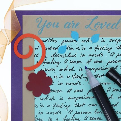 ورق PA Paper Accents Stash Builder Cardstock مقاس 12 بوصة × 12 بوصة أرجواني ماجستي، ورق بطاقات ملون بوزن 65 رطلًا لصنع البطاقات، وسجل القصاصات، والطباعة، واللف والحرف اليدوية، 25 صندوقًا in Saudi Arabia