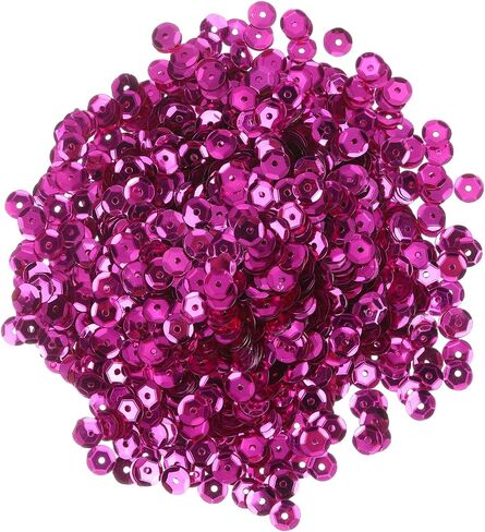 MECCANIXITY Loose Sequins Silver Backed Sequins 2400Pcs Cup Sequins Embroidery Sequins for Jewelry Making Crafts Sewing,Light Gold in Saudi Arabia
