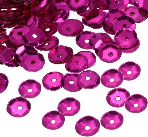 MECCANIXITY Loose Sequins Silver Backed Sequins 2400Pcs Cup Sequins Embroidery Sequins for Jewelry Making Crafts Sewing,Light Gold in Saudi Arabia