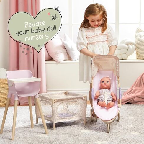 LullaBaby – 14-inch Realistic Baby Twin Dolls – Fair Skin Tones & Brown Eyes – Star & Floral Swaddles – Cute Hat & Headband – Toys For Kids Ages 2 & Up – Twin Baby Dolls & Sleep Sacks Set – Boy & Girl in Saudi Arabia