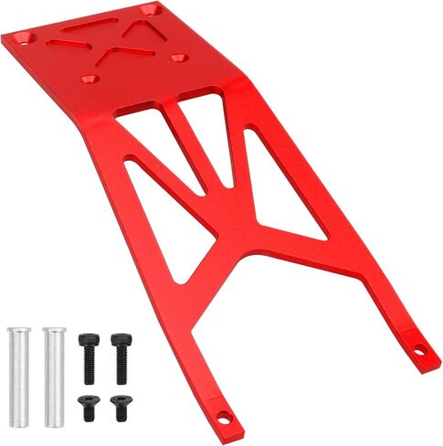 لوحة انزلاقية أمامية من الألومنيوم #5837 متوافقة مع أجزاء ترقية السيارة Traxxas Slash 2WD Rustler Bandit Stampede 2WD 1/10 RC (أحمر) in Saudi Arabia