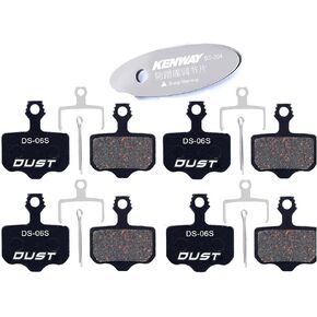 4 Pairs Bicycle Bike Disc Brake Pads for SRAM Avid Elixir E1 E3 E5 E7 E9 CR XO XX DB1 DB3 DB5 Nutt Oil Brake(Semi-Metallic/Sintered Metal) (Semi-Metallic)