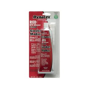 49202 Low Volatile RTV Silicone Gasket Maker, 0 to 650 Degree F, 3 oz Carded Tube, Red