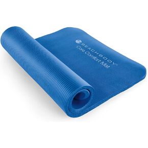 Beachbody Exercise Mat for Jumping, Fitness, Gym or Home Workouts, Yoga, Ab workouts, Stretching, Weightlifting, Slip Resistant, High Density & Ultra Durable