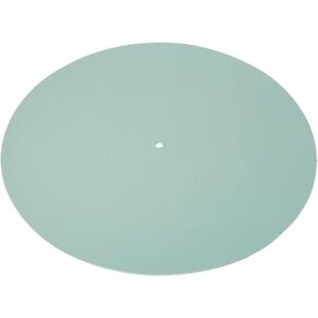 12in Turntable Platter Mat, Leather Record Player Mat Anti-Static LP Slipmat Anti-Skid Turntable Pad Vinyl Record Mat to Reduce Noise Due to Static & Dust for All LP Vinyl Record Players Home